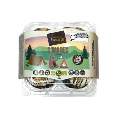Sweets From The Earth Paquet De 4 Cupcakes S'Mores 320g
