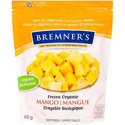 Bremner's Mangue Congelée Biologique 600 g