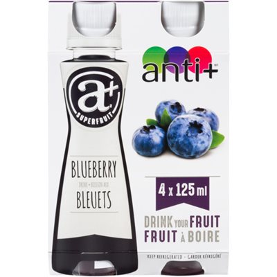 A+ Superfruit Boisson aux Bleuets 4 x 125 ml