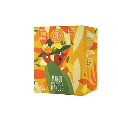 A+ Superfruit Boisson à la Mangue 4 Bouteilles x 125 ml