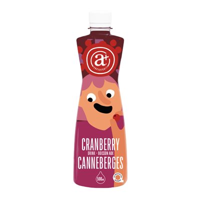 A+ Superfruit Boisson aux Canneberges 500 ml