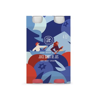 Anti+ Shots Bleuet Camerise Sapin Baumier 4X70Ml