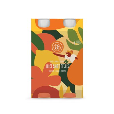 Anti+ Shots Gingembre Mangue Curcuma 4X70Ml