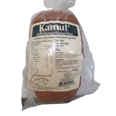 FOURNIL ANCESTRAL PAIN AU KAMUT BLÉ DE KHORASAN BIO 600GR