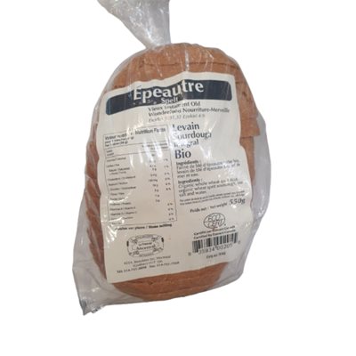 FOURNIL ANCESTRAL ORGANIC SPELT BREAD 550g