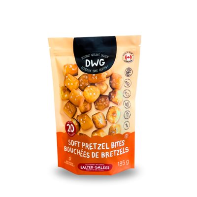 Delicious Without Gluten Soft Pretzels Bites 185G