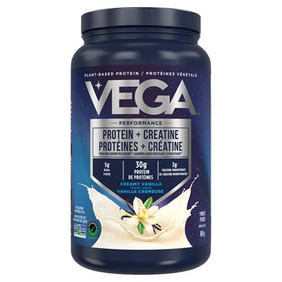 Vega Shake de protéines et de créatine Performance à base de plantes - Vanille 864 g