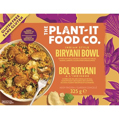 The Plant-It Food CO INDIAN STYLE BIRYANI BOWL 325g