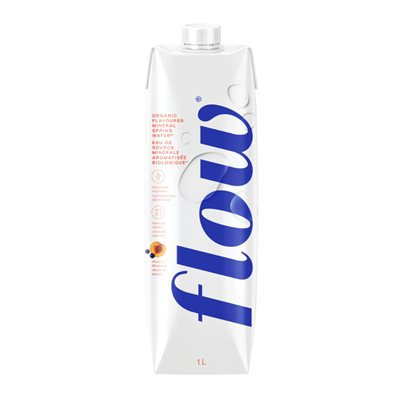 Flow Organic Blueberry and Peach Water 1L