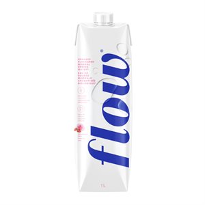 Flow Organic Strawberry and Rose Water 1L