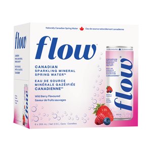 Flow Wildberry Sparkling Water 6x355ml