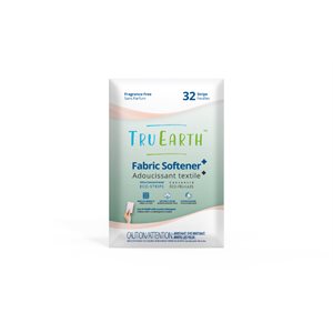 Tru Earth Fabric softener Eco-strips - Fragrance free 32 strips