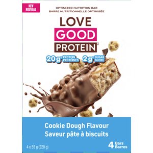 Love Good Foods Cookie Dough Protein Bar 4pk
