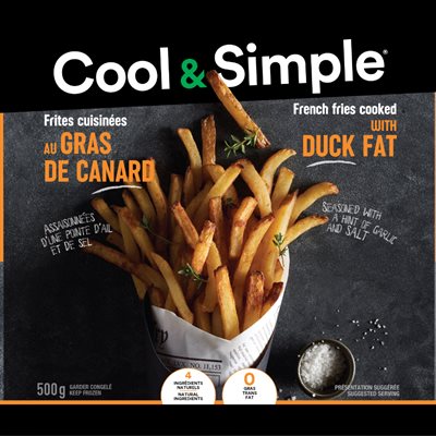 Cool & Simple Frites Cuisinees Au Gras De Canard