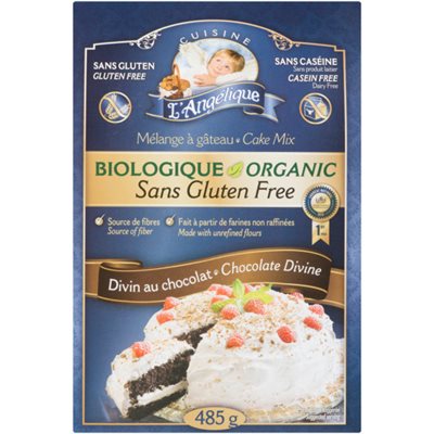 Cuisine L'Angelique Organic Chocolate Divine Cake Mix 485g