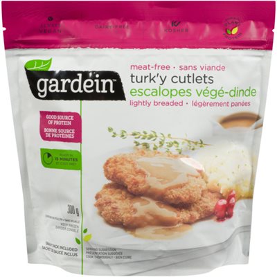 Gardein Turk'y Cutlets Meat-Free 300 g 300G