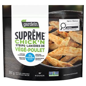 Gardein Suprême lanières de végé poulet 397g