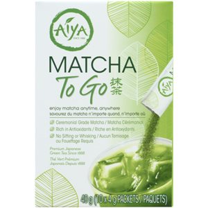 Aiya Matcha to Go 10 Packets x 4 g (40 g) 40g