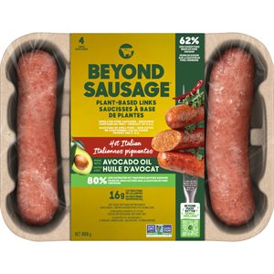 Beyond Sausage- Plant-Based Links Hot Italian 400g