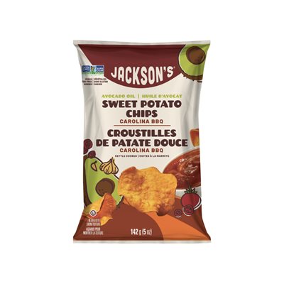 JACKSON'S Sweet Potato Chips - Carolina BBQ 142g