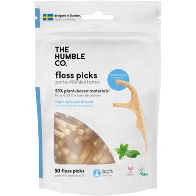 Dental Floss Picks Mint 50un