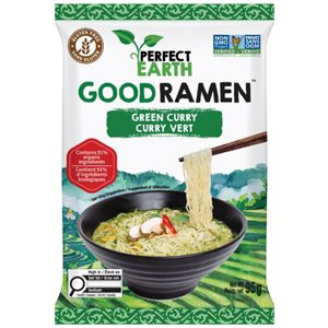 Perfect Earth Green Curry Ramen (91% Organic Ingredients) 95g