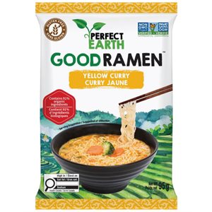 Perfect Earth Yellow Curry Ramen (91% Organic Ingredients) 95g