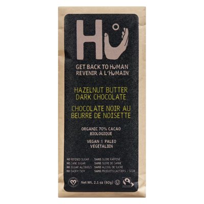 Hu Chocolat Noir Biologique Au Beurre De Noisette 60Gr