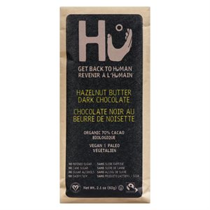 Hu Chocolat Noir Biologique Au Beurre De Noisette 60Gr