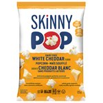 Skinny Pop Mais Soufflé Saveur de Cheddar Blanc 125 g