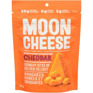 Moon Cheese Collation de Fromage Croquant Cheddar 57 g