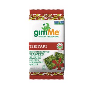 Gimme Organic Teriyaki Roasted Seaweed Snacks 10 g 