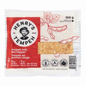Henry'S Tempeh Organic Tempeh - Red Pepper 250g