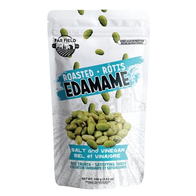 Far Field Foods Salt & Vinegar Roasted Edamame 100g