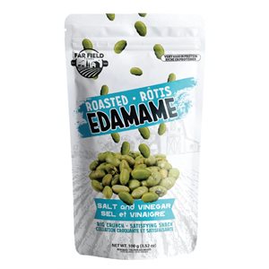 Far Field Foods Edamame Rôtis Sel Et Vinaigre 100G