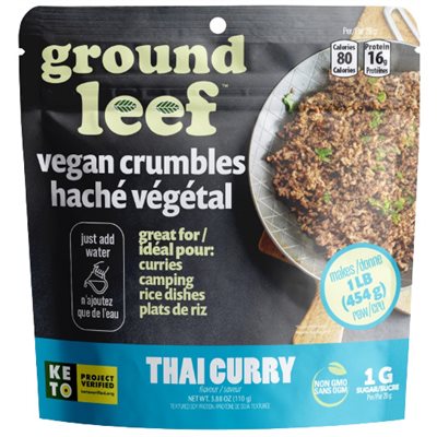 Ground Leef Haché Végétal Cari Thai 110g