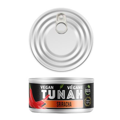 Tunah vegan tuna in oil sriracha 150g