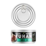 Tunah  thon végétalien en huile  ail