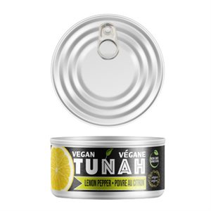 Tunah vegan tuna in oil Lemon pepper 150g