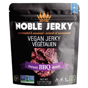 Noble Jerky Vegan Sweet BBQ Jerky