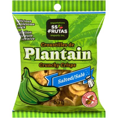 Importations SS-Frutas Inc. Croustilles de Plantain Salé 85 g