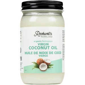 Rockwell's Huile de Noix de Coco Vierge Biologique 