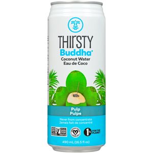 Thirsty Buddha Eau De Noix De Coco Gazéifiée - Avec Pulpe