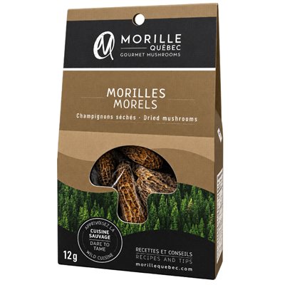 Morille Québec Morilles-Champignons Séchés 12G