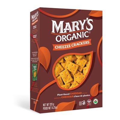 Mary's Organic Cheddar Flavour Plant-Based Crackers