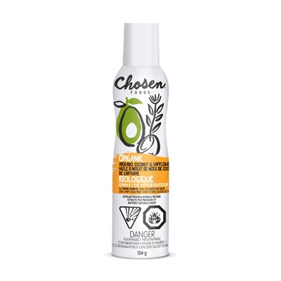 Chosen Foods Huile en vaporisateur Chosen Blend Carthame Avocat Coco Bio 134g