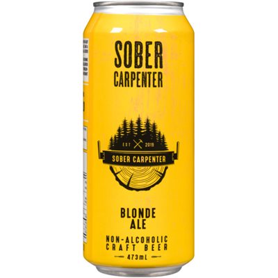 Sobercarpenter Non-Alcoholic Beer Blonde Lag 473ml