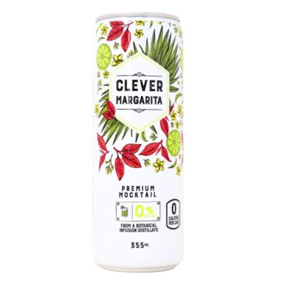 Clever Mocktail Margarita Zero Sucre 355ml Clever Mocktail Margarita Zero Sucre 355ml