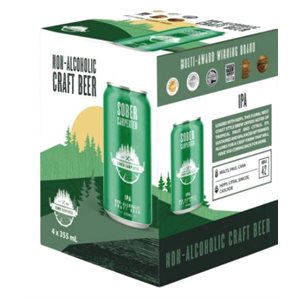 Sober Carpenter IPA non alcoholic beer 4pk 4x355ml