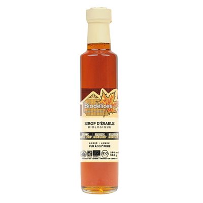 Biodlices Organic Amber Maple Syrup 250ml 250ml